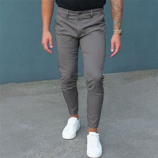 European Slim Fit Casual Pants